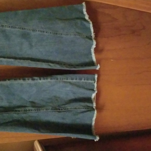 Flare Leg Distressed Jeans - Picture 3 of 6